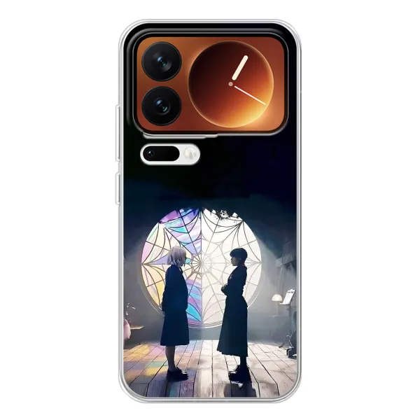 Чехол с рисунком «Уэнсдей и Энди» для Xiaomi 17 Pro Чехол с рисунком «Уэнсдей и Энди» для Xiaomi 17 Pro