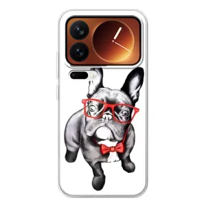 Бампер для Xiaomi 17 Pro з картинкою "Песики" (В окулярах)