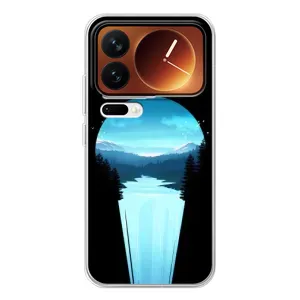 Летний Чехол на Xiaomi 17 Pro (Синий Водопад)