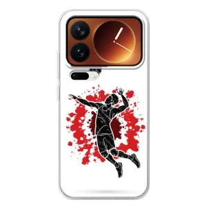 Чохли з прінтом Спортивна тематика для Xiaomi 17 Pro (Волейболіст)