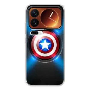 Чохол с Щітом Капітана Америки на Xiaomi 17 Pro (Яскраий Щит Капітана)