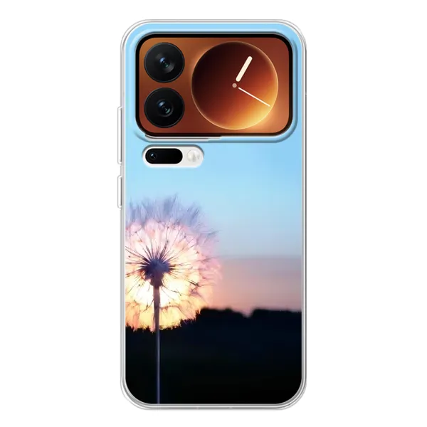 Чехол с рисунком «Закат с одуванчиком» для Xiaomi 17 Pro Чехол с рисунком «Закат с одуванчиком» для Xiaomi 17 Pro