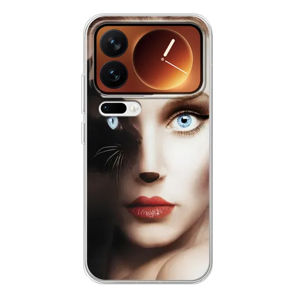 Чехол с рисунком «Женщина кошка» для Xiaomi 17 Pro Чехол с рисунком «Женщина кошка» для Xiaomi 17 Pro