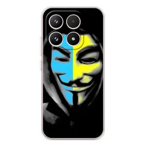Чехол с Украинской символикой на Xiaomi семнадцать (Анонимус патриот)