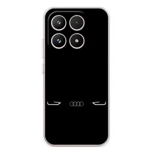 Силиконовый бампер с картинкой машины на Xiaomi 17 (Силует Audi)
