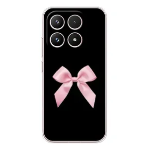 Чехол банты для Xiaomi 17 (Бант на черном)