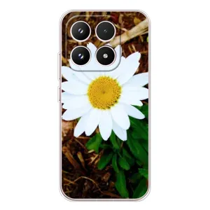 Чехол с ромашками на Xiaomi 17 (Белая ромашка)