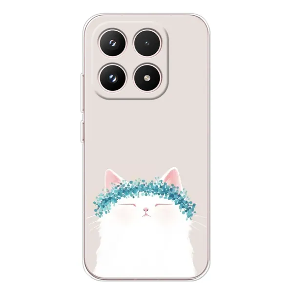 Чехол с рисунком «Белый котик» для Xiaomi 17 Чехол с рисунком «Белый котик» для Xiaomi 17