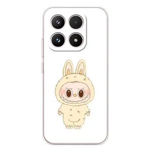 Чехол с принтом Лабубу для Xiaomi 17 (Бежевый Лабубу)