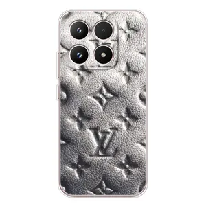 Текстурный Чехол Louis Vuitton для Xiaomi семнадцать (Бежевый ЛВ)