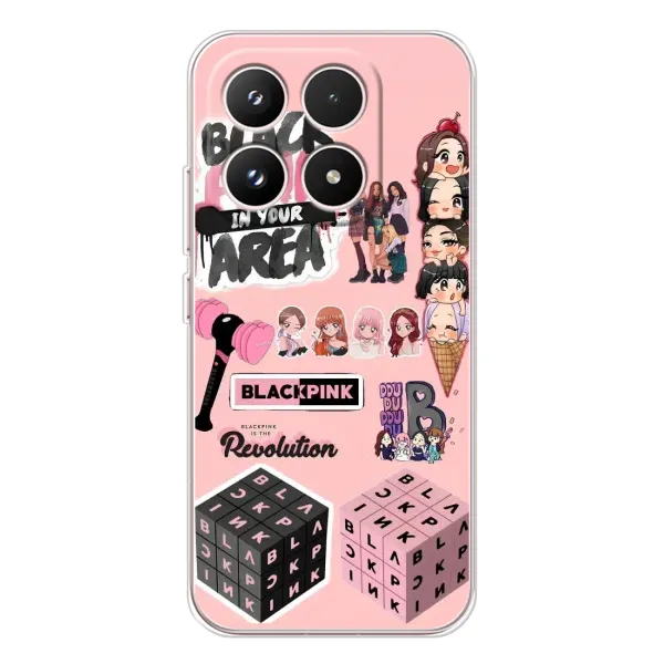 Чехол с рисунком «BLACK PINK коллаж» для Xiaomi 17 Чехол с рисунком «BLACK PINK коллаж» для Xiaomi 17