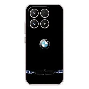 Силиконовый бампер с картинкой машины на Xiaomi 17 (Черный BMW)