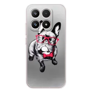 Чехол (ТПУ) Милые собачки для Xiaomi 17 (Бульдог в очках)