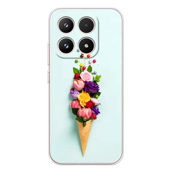 Чехол с рисунком «Цветок-мороженное» для Xiaomi 17 Чехол с рисунком «Цветок-мороженное» для Xiaomi 17