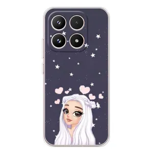 Чехол Стильные девушки на Xiaomi 17 (Девушка и сердечки)