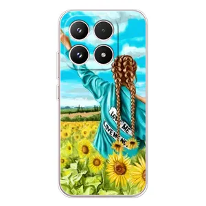Чехол Стильные девушки на Xiaomi 17 (Девушка на поле)