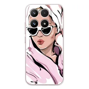 Чехол с картинкой Модные Девчонки Xiaomi 17 (Девушка в халате)