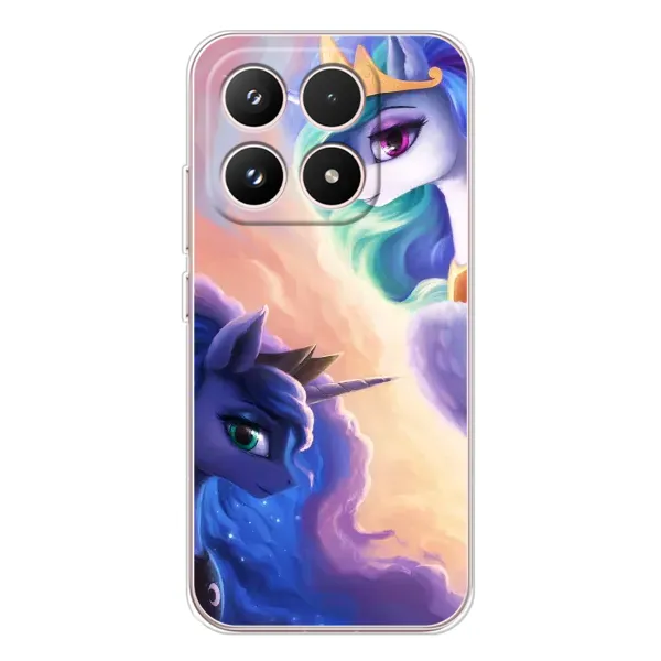 Чехол с рисунком «Единорожки на тучках» для Xiaomi 17 Чехол с рисунком «Единорожки на тучках» для Xiaomi 17