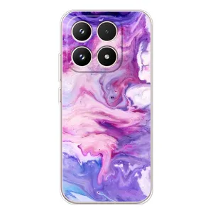 Чехлы с тематикой "Мрамор" на Xiaomi семнадцать (Фиолетовый мрамор)