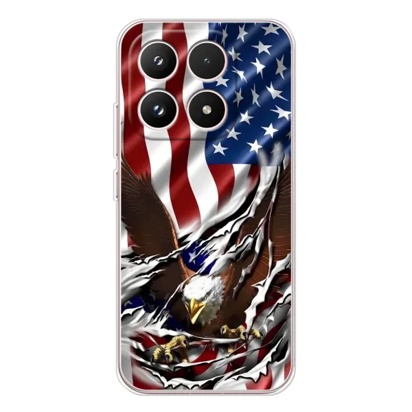 Чехол с рисунком «Флаг USA» для Xiaomi 17 Чехол с рисунком «Флаг USA» для Xiaomi 17