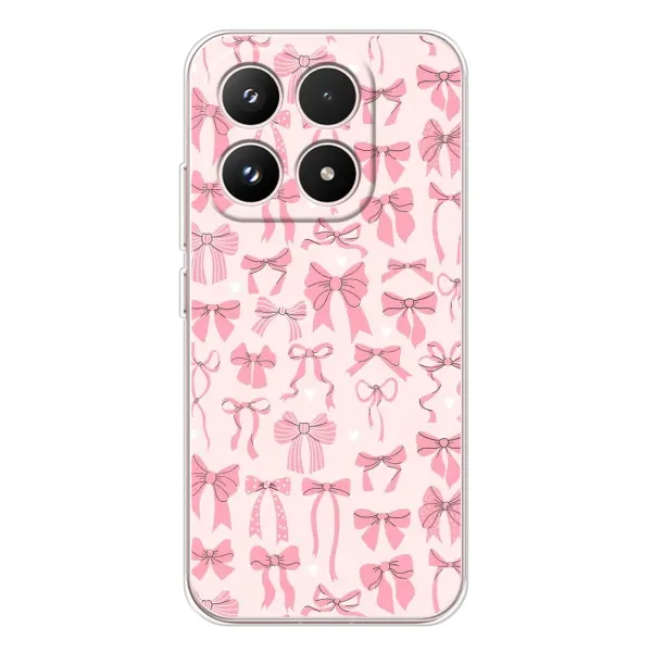 Чехол с рисунком «Фон бантики» для Xiaomi 17 Чехол с рисунком «Фон бантики» для Xiaomi 17