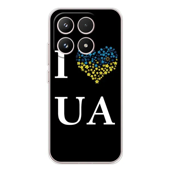 Чехол с рисунком «I Love UA» для Xiaomi 17 Чехол с рисунком «I Love UA» для Xiaomi 17