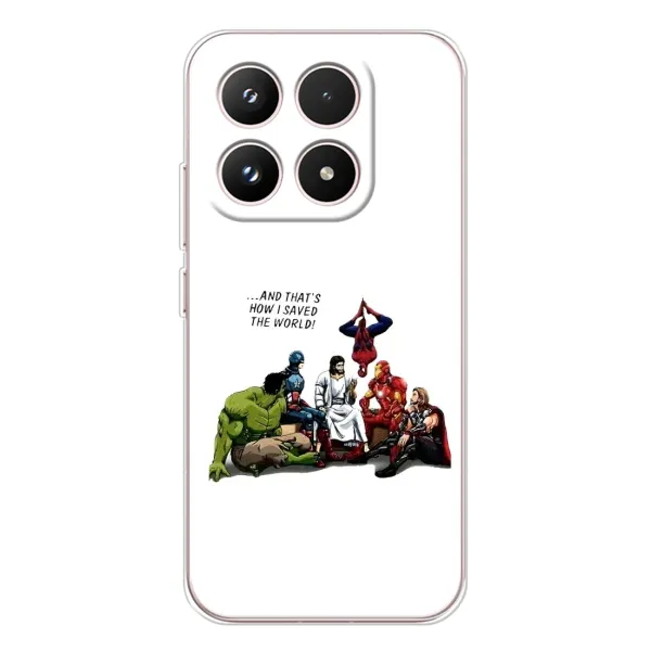 Чехол с рисунком «Иисус супергерой» для Xiaomi 17 Чехол с рисунком «Иисус супергерой» для Xiaomi 17