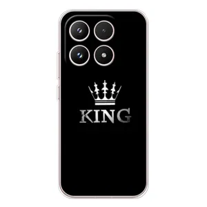 Чехол (Корона на чёрном фоне) для Xiaomi семнадцать (KING)