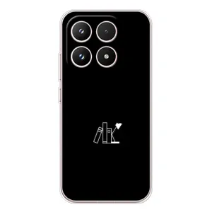 Чехол с картинками на черном фоне для Xiaomi 17 (Книжки)
