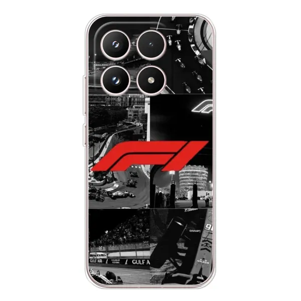 Чехол с рисунком «Коллаж Формула 1» для Xiaomi 17 Чехол с рисунком «Коллаж Формула 1» для Xiaomi 17