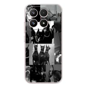 Чехол ДОБЕРМАН для Xiaomi 17 (Коллаж Доберман)