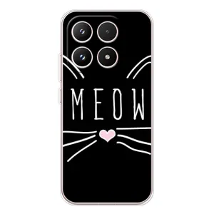 Бампер с изображением Котиков для Xiaomi семнадцать (КОТИК MEOW)