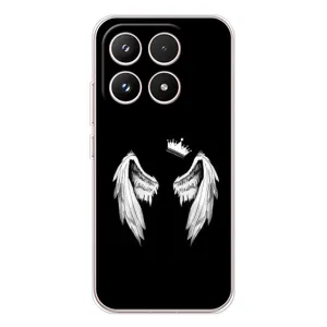 Чехол (Корона на чёрном фоне) для Xiaomi семнадцать (Крылья и корона)