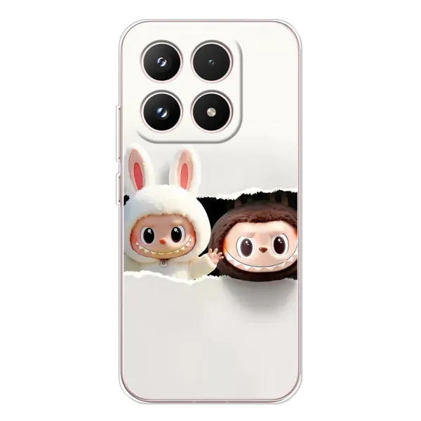 Чехол с рисунком «Фигурки Labubu» для Xiaomi 17 Чехол с рисунком «Фигурки Labubu» для Xiaomi 17