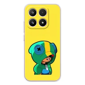 Чехол Бравл Старс для Xiaomi 17 (Леон (LEON))