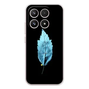 Чехол с картинками на черном фоне для Xiaomi 17 (Листочек)