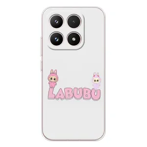 Чехол с принтом Лабубу для Xiaomi 17 (Логотип Лабубу)