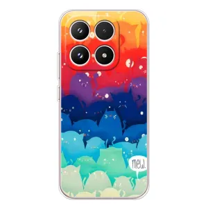Силиконовый чехол с котиком для Xiaomi 17 (Mew)