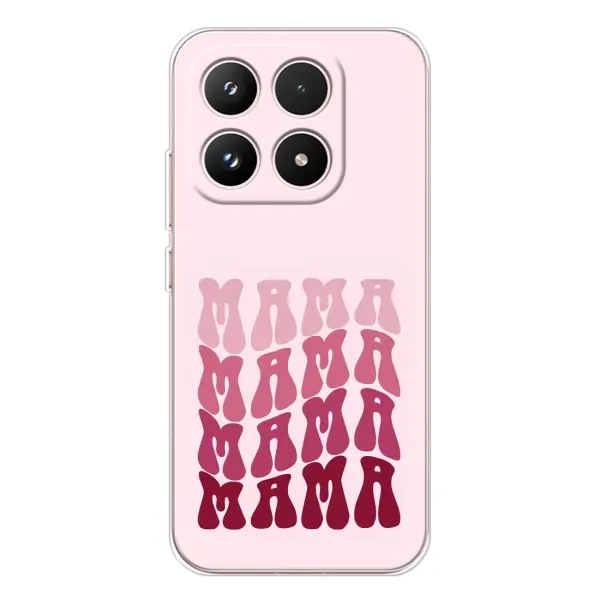 Чехол с рисунком «Надпись мама» для Xiaomi 17 Чехол с рисунком «Надпись мама» для Xiaomi 17