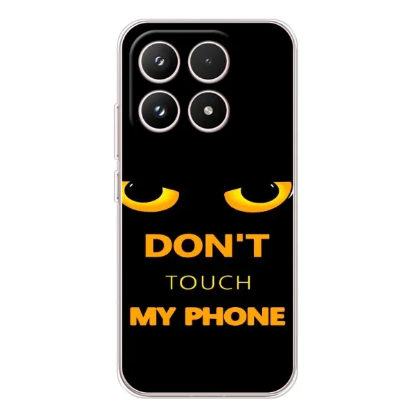 Чехол с рисунком «Не трогай мой телефон» для Xiaomi 17 Чехол с рисунком «Не трогай мой телефон» для Xiaomi 17