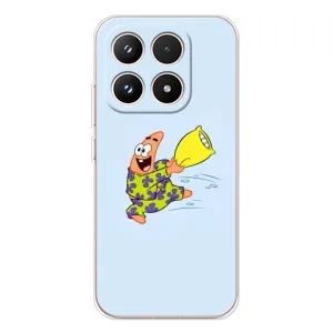 Чехлы с Патриком на Xiaomi 17 (Патрик с подушкой)
