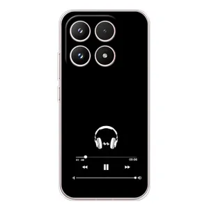 Чехол с картинками на черном фоне для Xiaomi 17