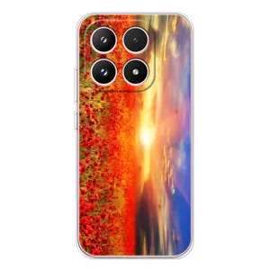 Чехлы с картинкой (Тюльпаны) на Xiaomi семнадцать (Поле тюльпанов)