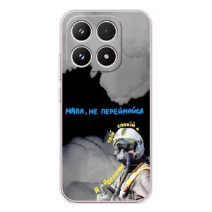 Чехол с Украинской символикой на Xiaomi семнадцать (Призрак Киева)