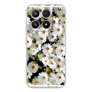 Чехол с ромашками на Xiaomi 17 (Рамка в ромашках)