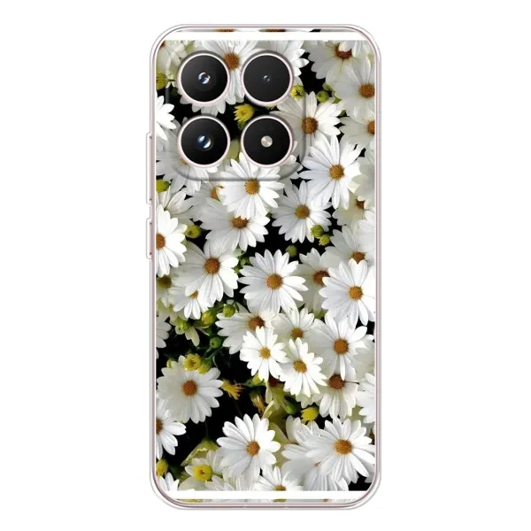 Чехол с рисунком «Рамка в ромашках» для Xiaomi 17