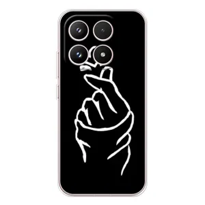 Чехлы (Знак сердечка) на Xiaomi 17 (Сердце на черном)