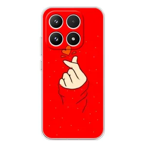 Чехлы (Знак сердечка) на Xiaomi 17 (Сердце на красном)