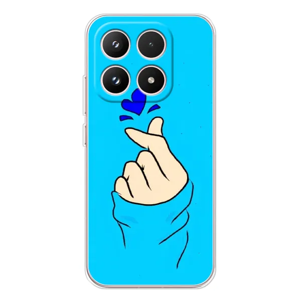 Чехол с рисунком «Сердце на синем» для Xiaomi 17 Чехол с рисунком «Сердце на синем» для Xiaomi 17