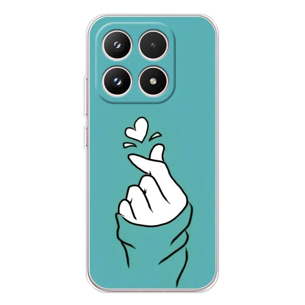 Чехол с рисунком «Сердечко на бирюзовом» для Xiaomi 17 Чехол с рисунком «Сердечко на бирюзовом» для Xiaomi 17